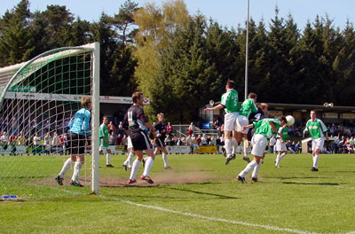 Een moment tijden s wedstrijd (Foto Helmich Lubberts)